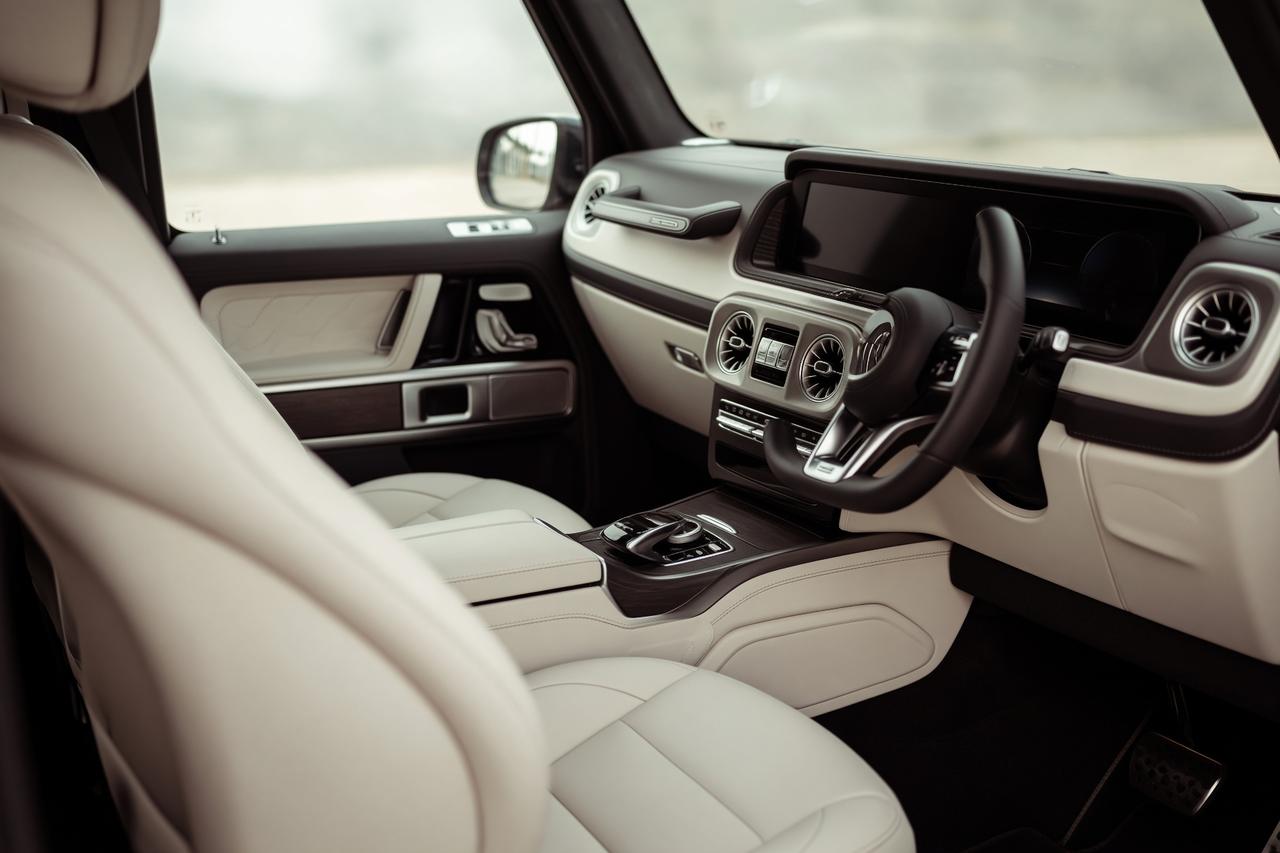 Front cabin of a Mercedes-Benz G-Class
