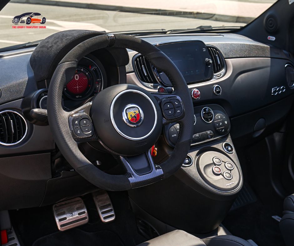 ABARTH RED Interior
