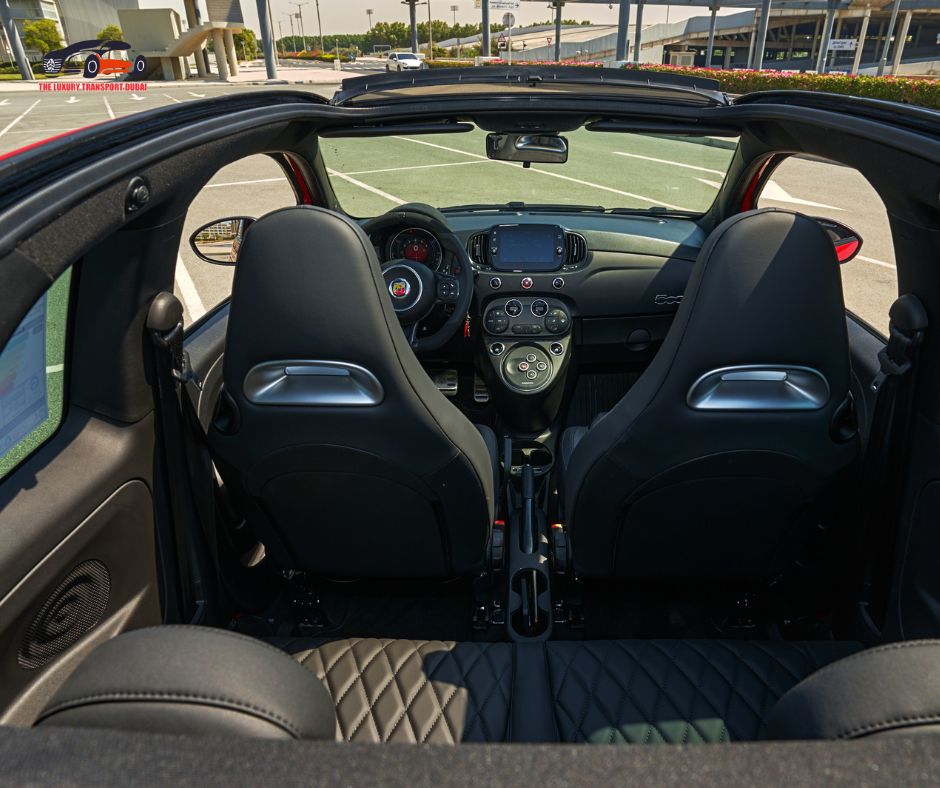 ABARTH RED Interior